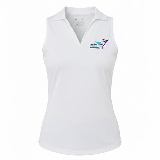 Women's MRF Piped Sleeveless Golf Polo